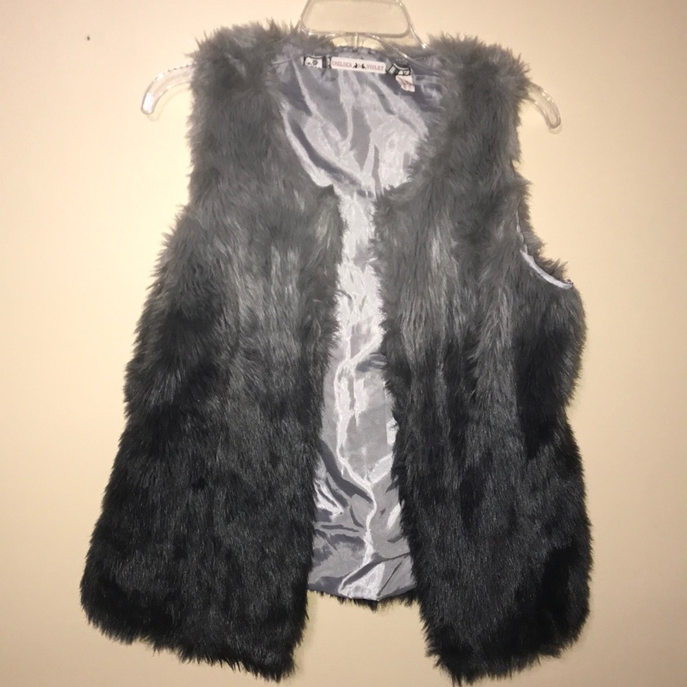 Ombré Fur Vest